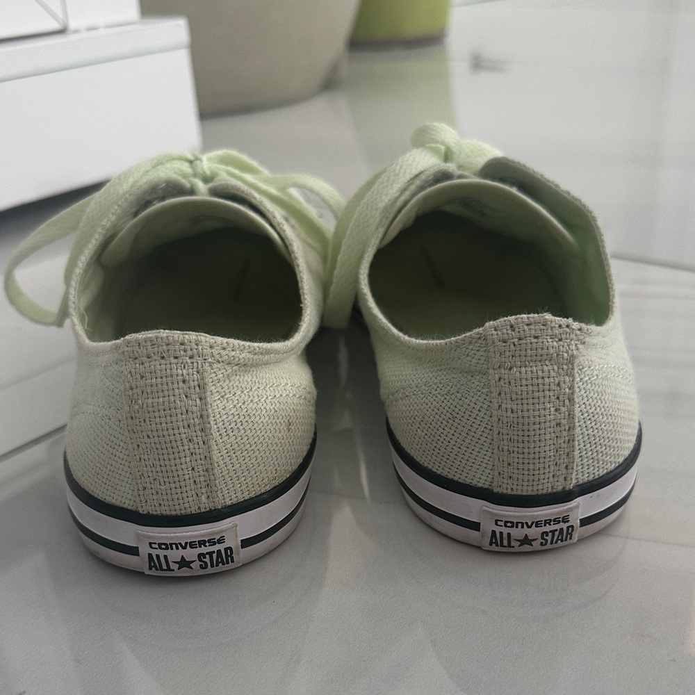 Perfect Easter outfit must have- Converse Mint Green Canvas Sneakers - Picture 4 of 11